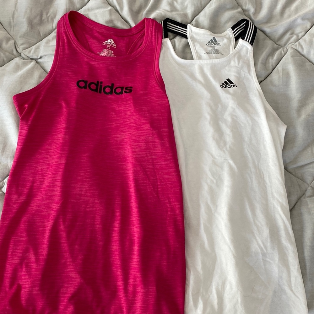 bundle of two adidas tanks!